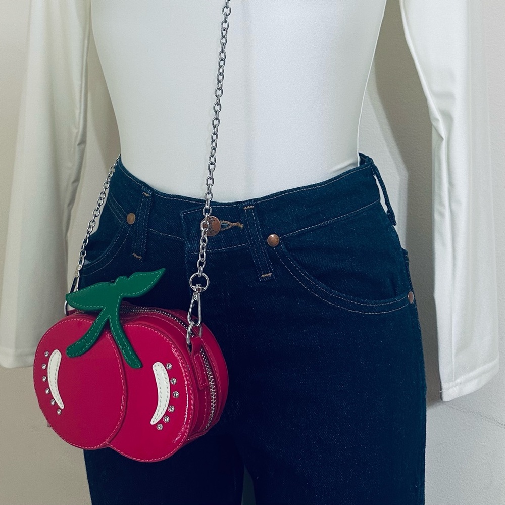 Sugar Thrillz Cherry On Top Coin Purse / Crossbody Bag - Picture 4 of 8